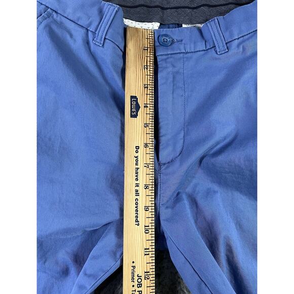 Rowm Chino Pants Men 32x28 Straight Leg Preppy Office Work Nautical Minimalist - Picture 4 of 9